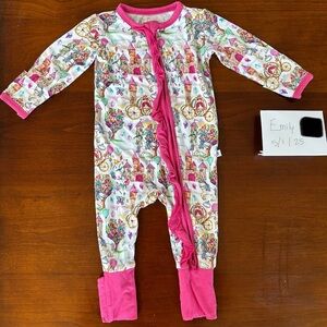 Birdie Bean convertible princess girls bamboo romper